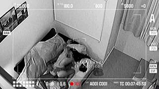 Security Cam Catches Lover Pounding Wife While Cuck Works Hard!