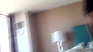 18yo teen in lingerie heels spreads for deepthroat anal fucking gaping in motel bed