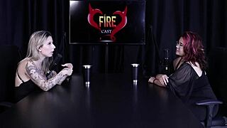 I'm obsessed with Melitta Cofeee's naughty putaria interview on Porn Cast Brazil part 3