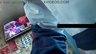 stepmom gets pounded hard right in front of helpless husband!