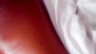 Oiled big booty ebony wife gets deep ass massage from hubby