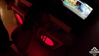 he wins the fighting game then pounds hot gamer luna in free scene