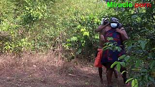 lost forest girl blows my cock then screams raw sex