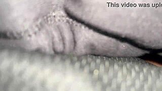Chubby bodybuilder chokes on big daddy's monster cock then rides