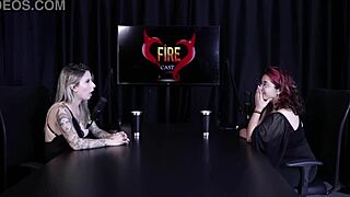 I'm obsessed with Melitta Cofeee's naughty putaria interview on Porn Cast Brazil part 3