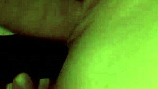 Olivia La Roche rides double cocks while stuffing her shaved pussy with a vibrating toy