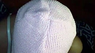 Masked Curvy Babe Gags on Huge BBC Deep!