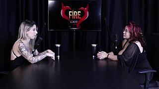 I'm obsessed with Melitta Cofeee's naughty putaria interview on Porn Cast Brazil part 3
