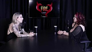 I'm obsessed with Melitta Cofeee's naughty putaria interview on Porn Cast Brazil part 3