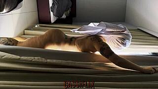 hey i was home alone called this huge black cock guy for bareback pounding watch full on cassiflix