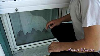 i sneak in and wait while stranger pounds her tight ass doggystyle - asia divine