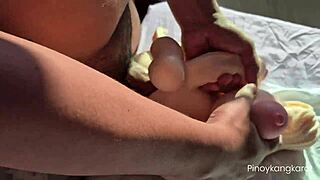 lovely pinay grinds juicy pussy on her man's throbbing sexdoll cock