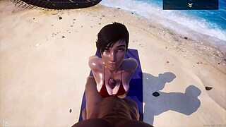 big ass tanned curvy milf jenny beach fucks huge dick yason squirts everywhere