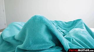 stepmom relieves stepson's morning wood with deepthroat pov suck