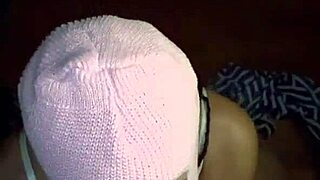 Masked Curvy Babe Gags on Huge BBC Deep!
