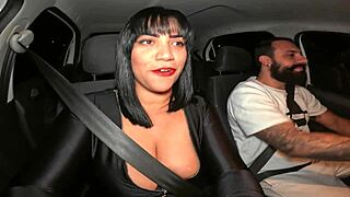 he takes wife to party for anal and pussy creampies then eats her out