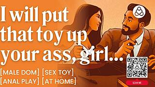 teacher daddy dominates young student with anal toys and hard fucking roleplay