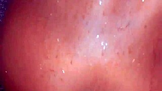 showering solo with hubby i finger my wet pussy deep