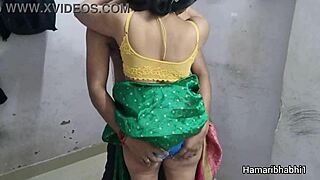 hot indian milf bhabhi cheats with devar fucking her big hairy ass closeup