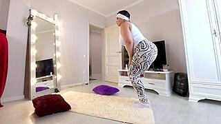 BBW Milf Fucks Hard During Intense Sports Workout
