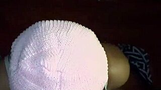 Masked Curvy Babe Gags on Huge BBC Deep!