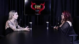 I'm obsessed with Melitta Cofeee's naughty putaria interview on Porn Cast Brazil part 3