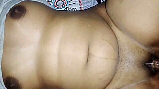 hey neighbor's wife, late night hard fuck with funny hindi talk turns wild!
