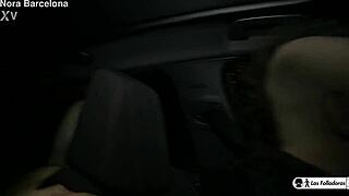 Nora fucks young guy at bus stop