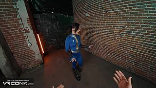 lucy, suck my cock then take it anal in fallout cosplay?