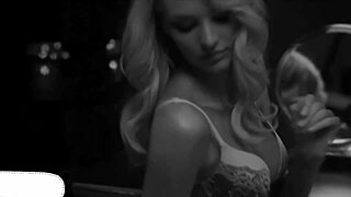 Seductive glamorous girls in sexy music video