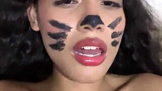 Young woman fantasizes about big cock in her pussy
