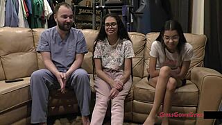 pre employment physical with angel santana and aria nicole