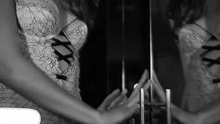 Seductive glamorous girls in sexy music video