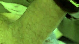 Tattooist in gloves asks to drain my big cum balls mid-session 😈🖐️💦