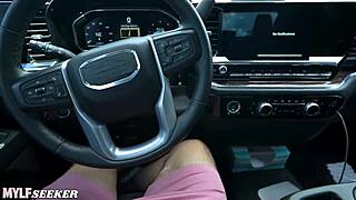 Busty milf fucks stepson