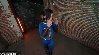 lucy, suck my cock then take it anal in fallout cosplay?