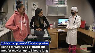 pre employment physical with angel santana and aria nicole