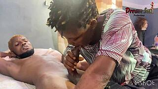 ebony teen takes massive black cock in homemade pounding