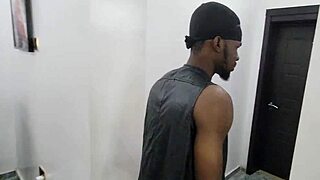 Lagos ebony housewife rides stranger's cock serving her juicy curvy pussy