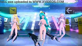 hatsune miku rin and luka nude mod full