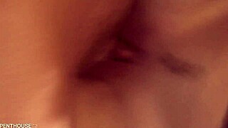 seductive brunette ann marie rios heads into bathroom for steamy sex