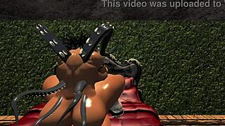 monster domination crushes big ass tits in gladiator arena battle