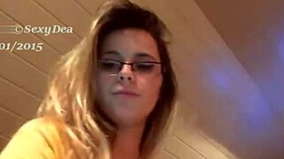 omg my big ass blonde glasses pussy tease webcam dildo fuck