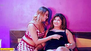 indian hottie anal fucked bent over by shemale lover