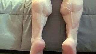 Lacey's Muscular Calves Slave Bodybuilder Domination Thrill