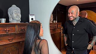 the sexy barber wants me to fuck her hard and fill her