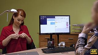 redhead teen needs cash for loan