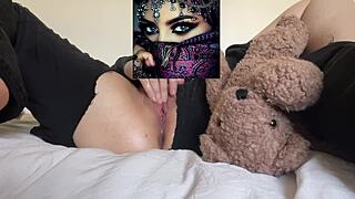 I masturbate my tight virgin pussy
