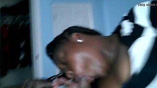 girl sucking my fat black cock