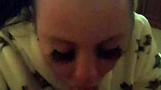 she sucked the nut right out of my cock slo mo pov